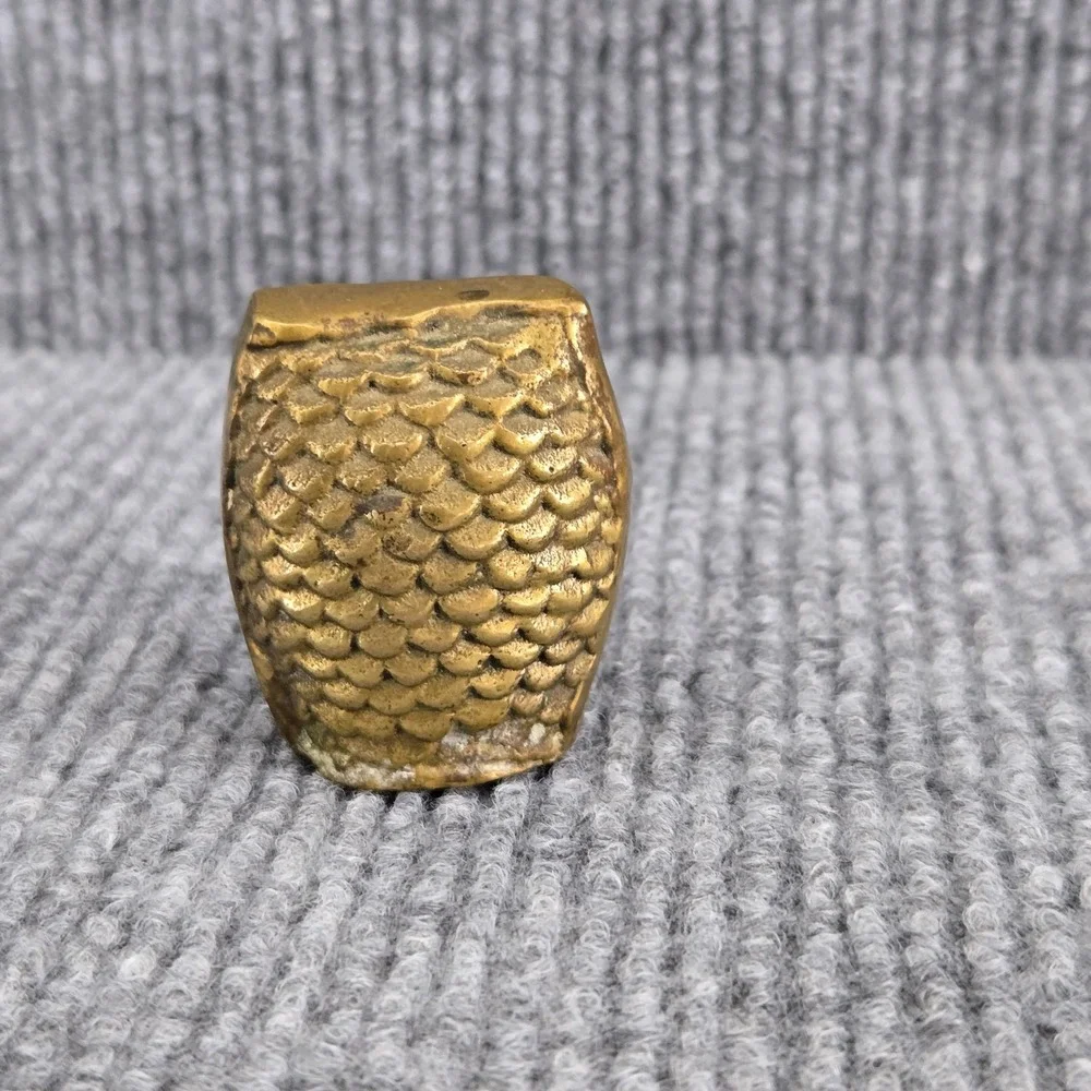 Vintage‎ Brass Owl Figurine Miniature Collectible Statue